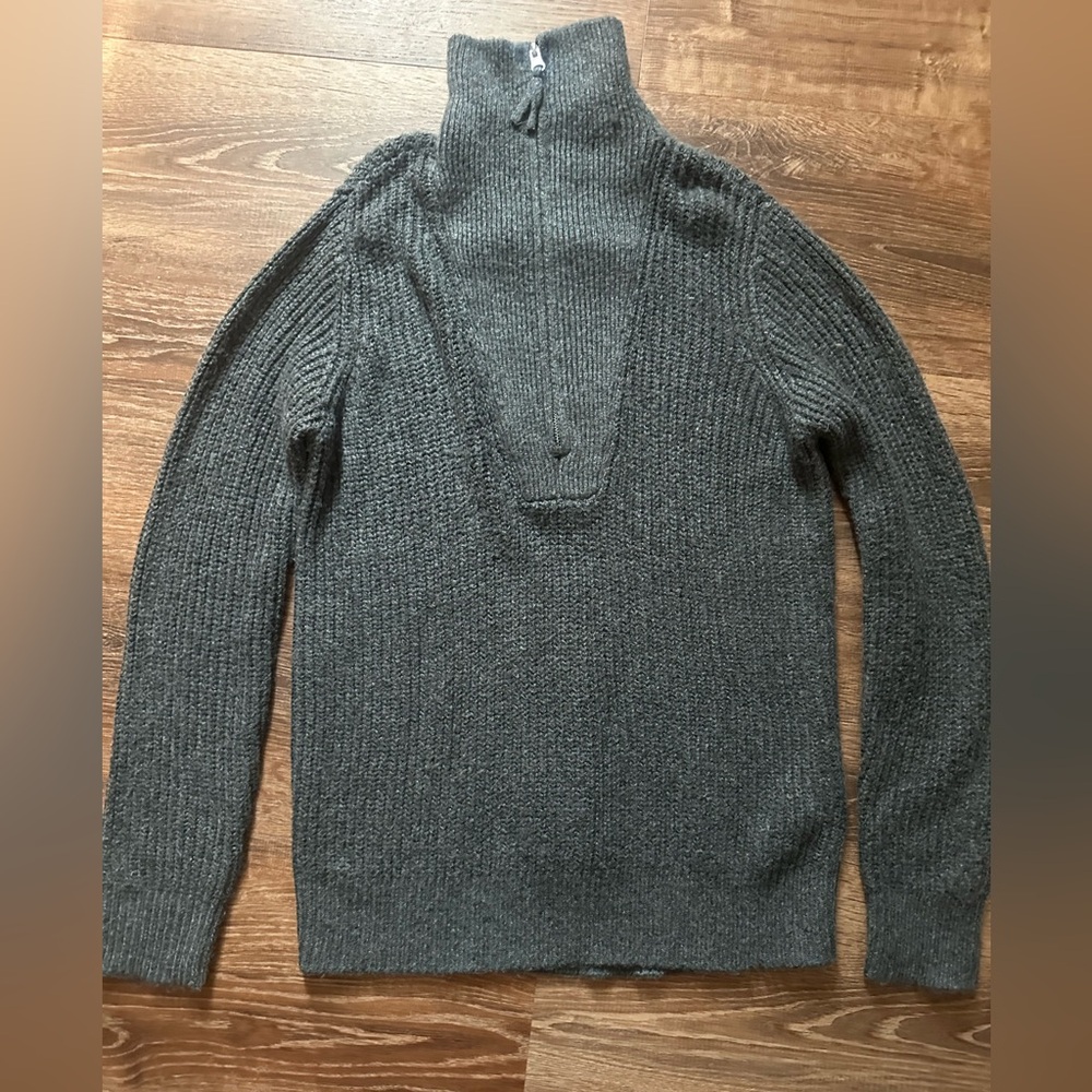 Turtleneck Gray Sweater